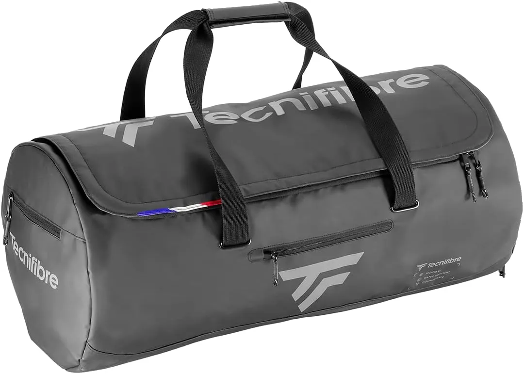Tecnifibre Waterproof Soft Tennis Bag, Black, One Size