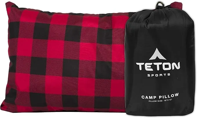 TETON Sports Camp Pillow; Great for Travel, Camping and Backpacking; Washable