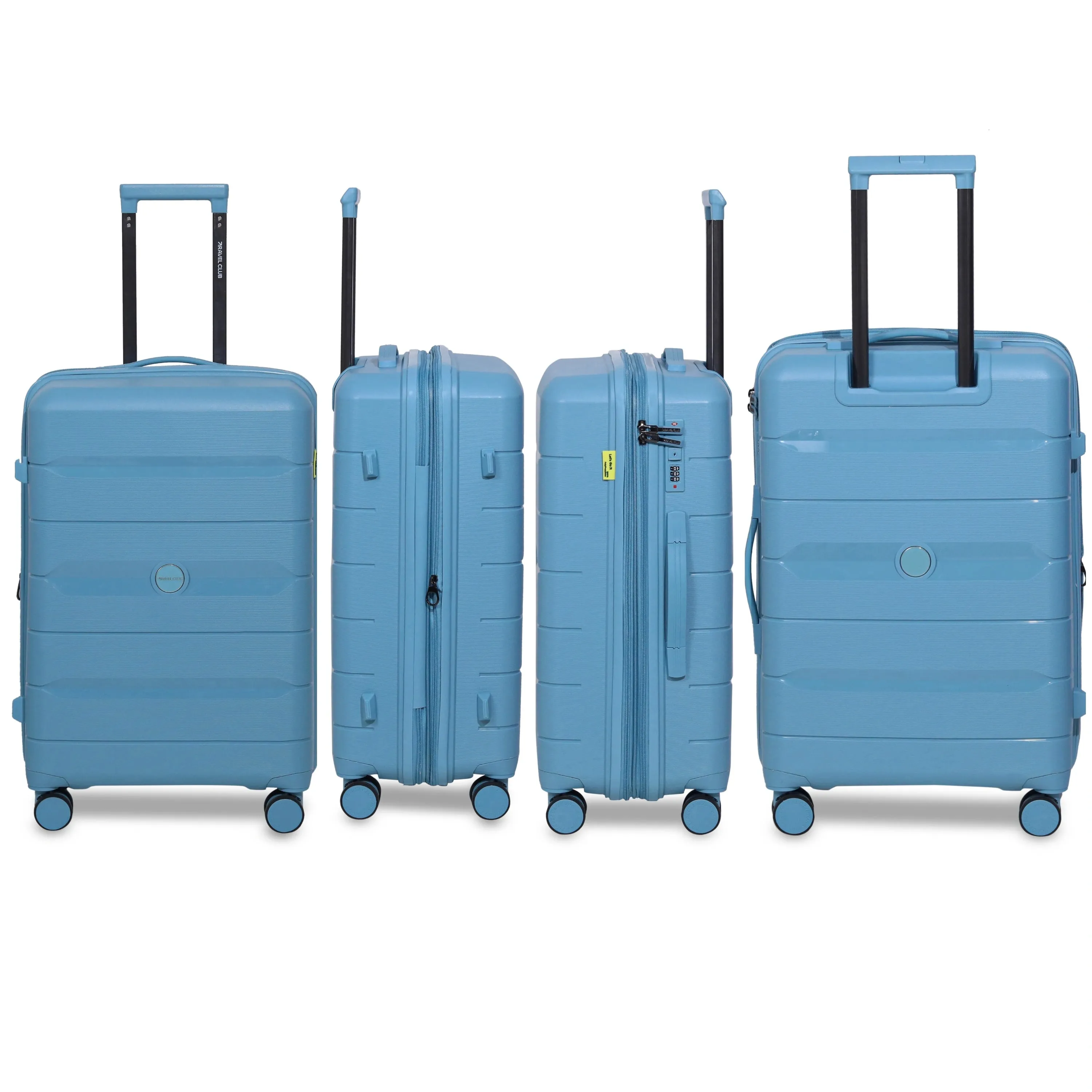 The Orlando Light Blue - Unbreakable Expandable Luggage