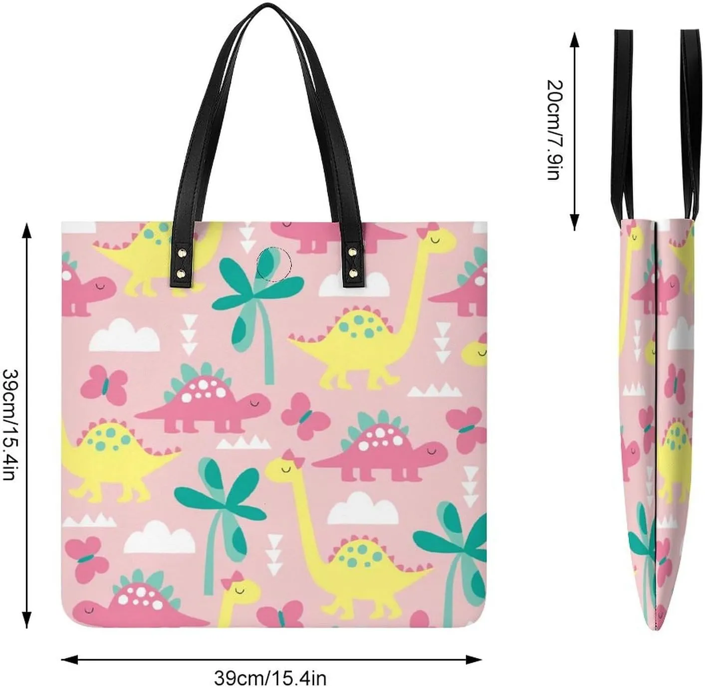 TigerPrint Fashionable All Printed Leather Handbag Unisex