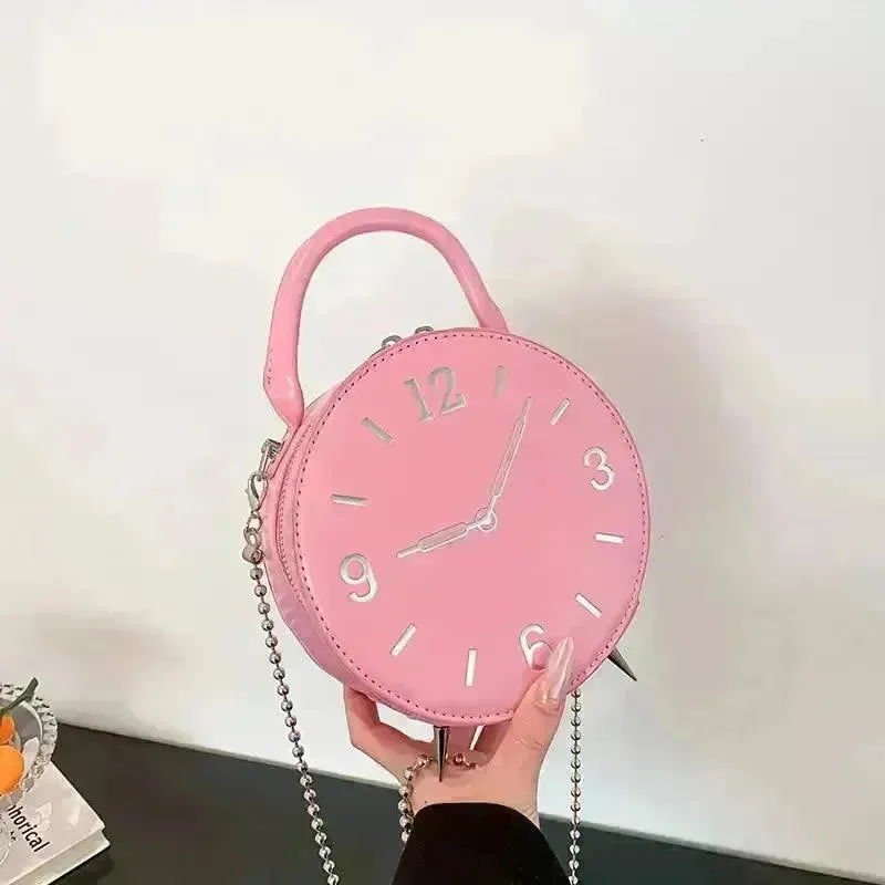 Timeless Round Clock Handbag