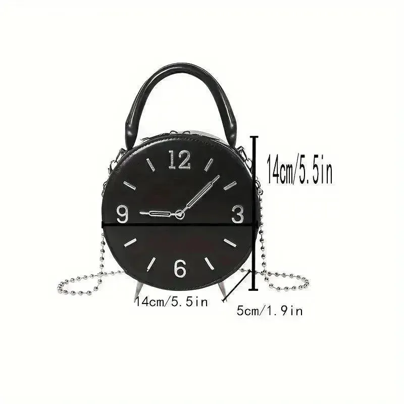 Timeless Round Clock Handbag