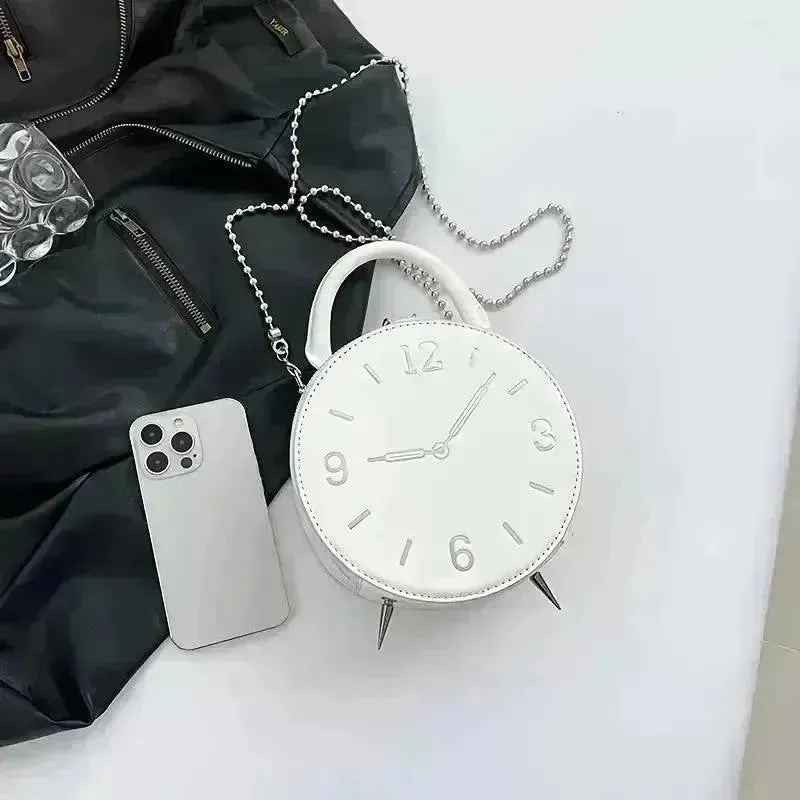 Timeless Round Clock Handbag