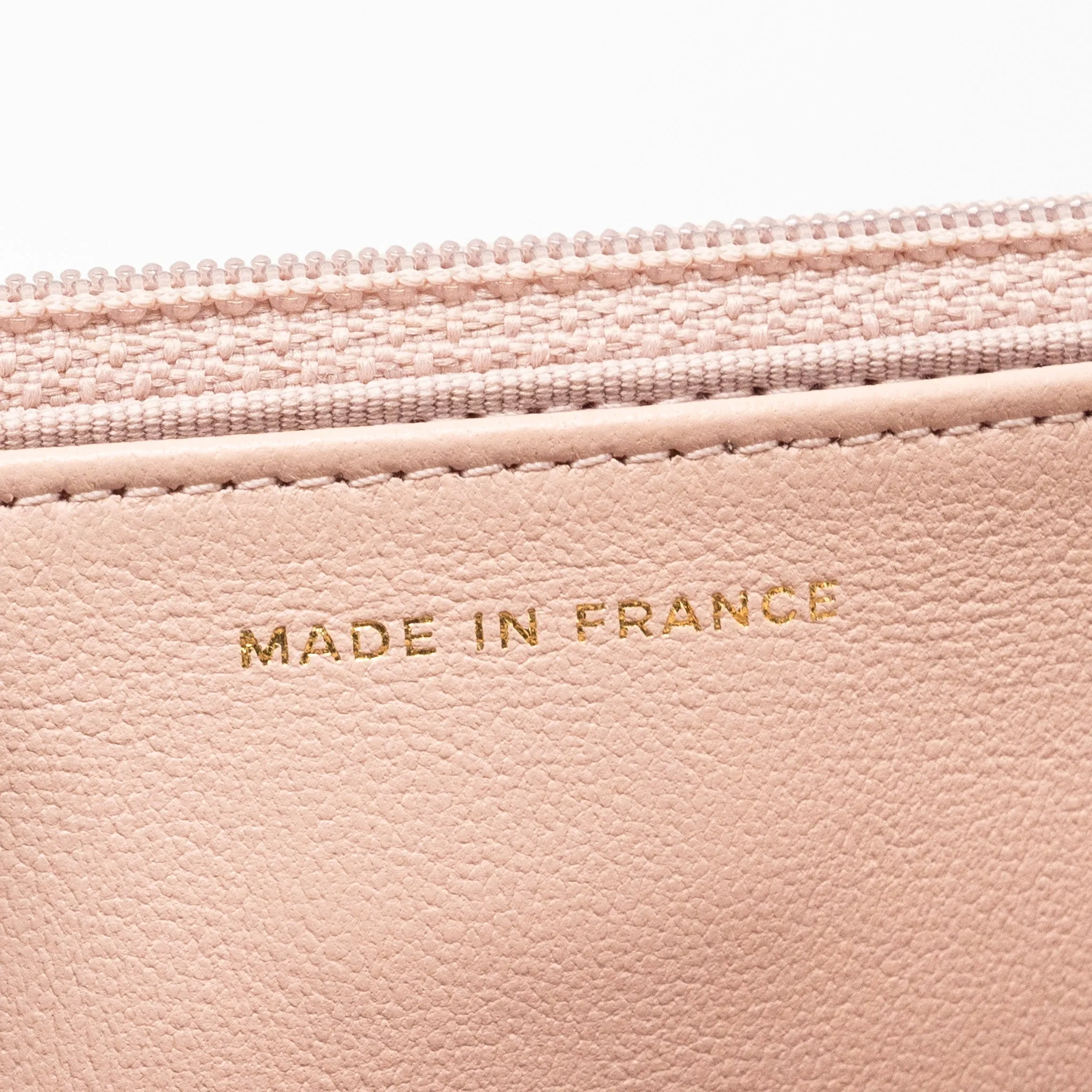 Top-tier (microchip) CHANEL L Wallet Quilted Lambskin Trendy On Affordable luxury Chain Pink CC Light