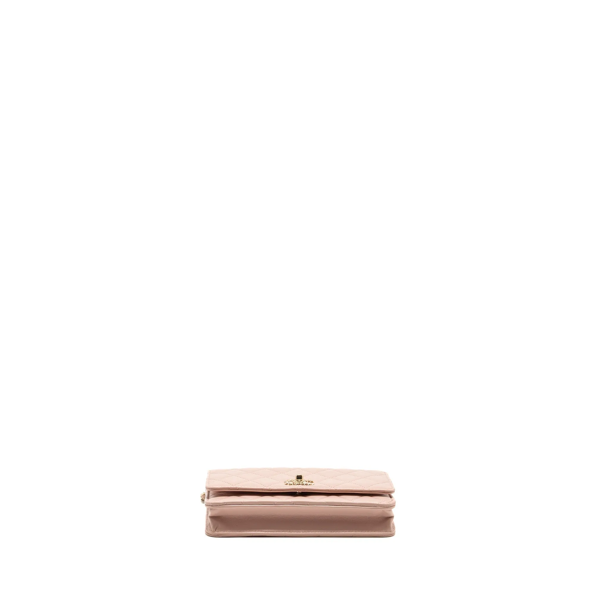 Top-tier (microchip) CHANEL L Wallet Quilted Lambskin Trendy On Affordable luxury Chain Pink CC Light