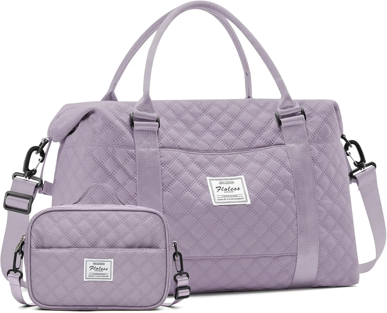 Travel Bag for Women, Overnight Duffel Weekender Bag with Toiletry Bag,Gym Bag with Wet Pocket,Personal Item Carry On Bag