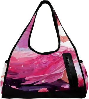 Travel Bag,Mens Gym Bag,Womens Gym Bag,Butterfly Elf Jungle Girl,Sports Bag