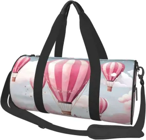 Travel Duffel Bag Foldable Weekender Overnight Bag Hot Air Balloon Sports Tote Gym Bag Large Capacity Lightweight Carry On Luggage Bag for Men Women