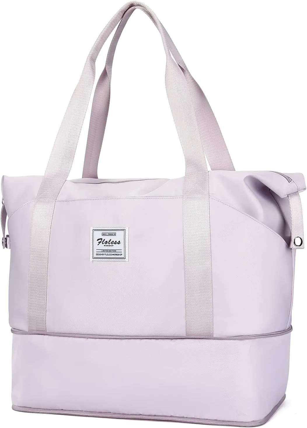 Travel Duffel Bag, Sports Tote Gym Bag, Shoulder Weekender Overnight Bag for Women