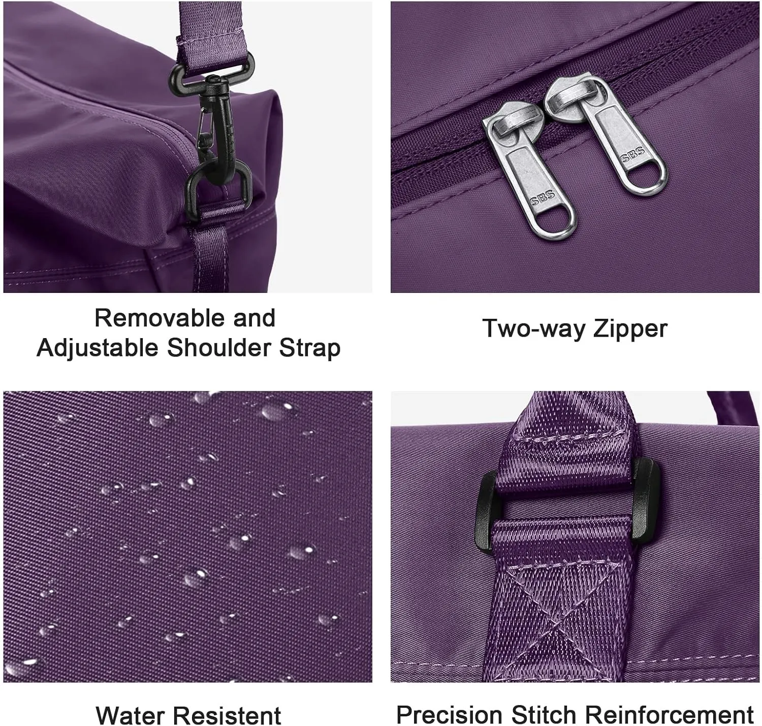 Travel Duffel Bag,Sports Tote Gym Bag,Shoulder Weekender Overnight Bag for Women