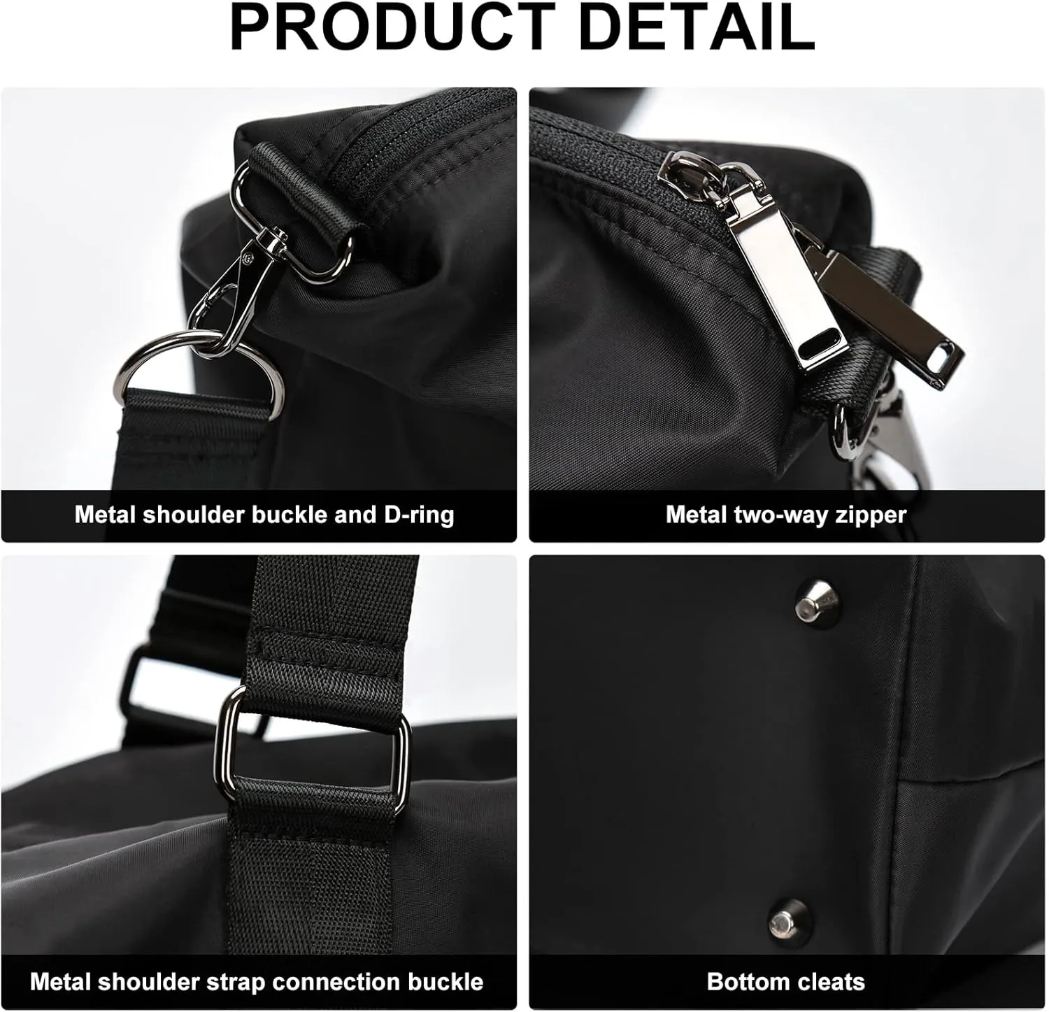 Travel Duffel Bag,Sports Tote Gym Bag,Shoulder Weekender Overnight Bag for Women