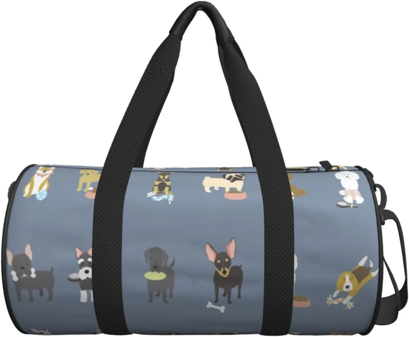 Travel Duffle Bag for Men Women, Dogs 1 Duffle Bags for Sport Gym Overnight Luggage
