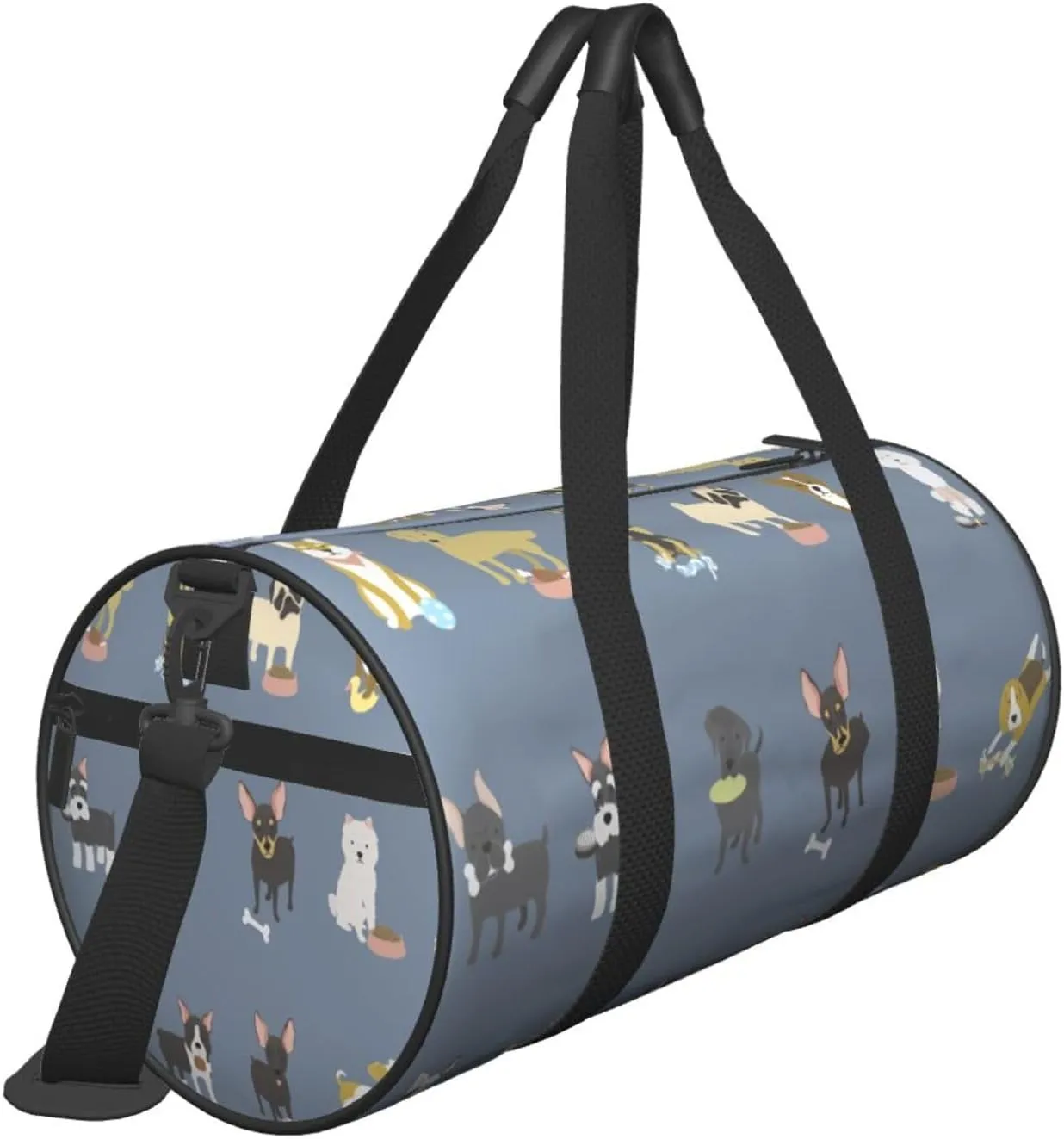 Travel Duffle Bag for Men Women, Dogs 1 Duffle Bags for Sport Gym Overnight Luggage