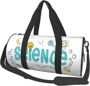 Travel Duffle Bag for Men Women, Science Work Labs Duffle Bags for Sport Gym Overnight Luggage