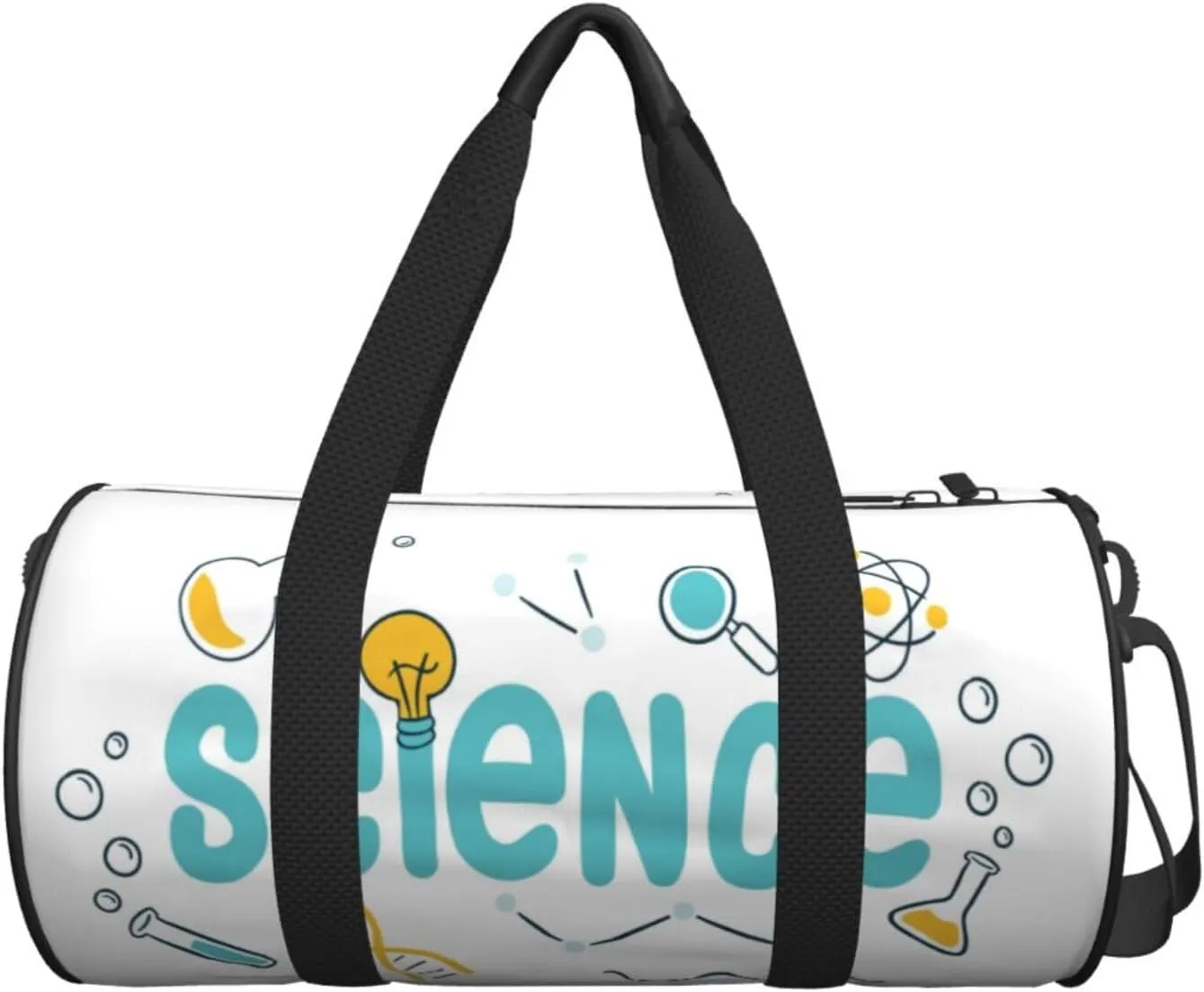 Travel Duffle Bag for Men Women, Science Work Labs Duffle Bags for Sport Gym Overnight Luggage