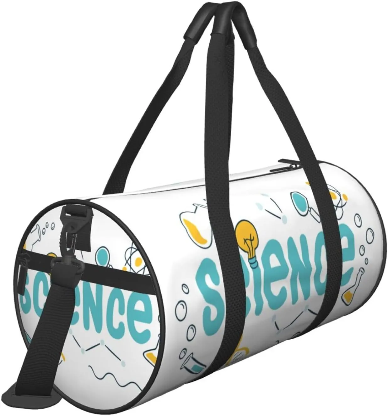 Travel Duffle Bag for Men Women, Science Work Labs Duffle Bags for Sport Gym Overnight Luggage