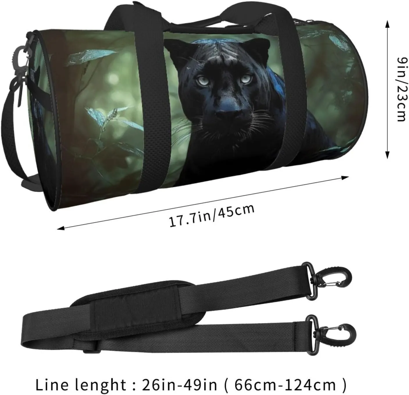 Travel Duffle Bag Weekender Bags For Men Women With Shoe Compartment Large Capacity Weekender Overnight Bag Tree Animal Carry On Tote Bags Sport Gym Bag For Travel Yoga