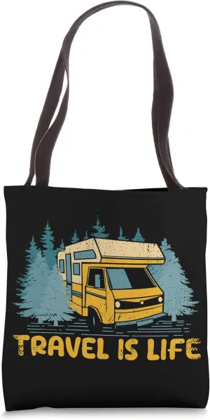 Travel Is Vacation Trip Tour Traveling Tourist Tote Bag