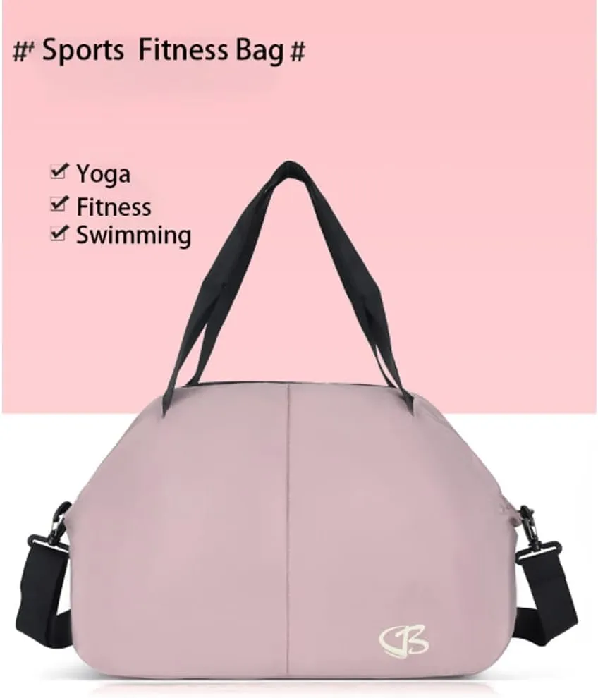Travel Luggage Bag Women's Sports Gym Bags Shoulder Large Tote Handbag Light purple