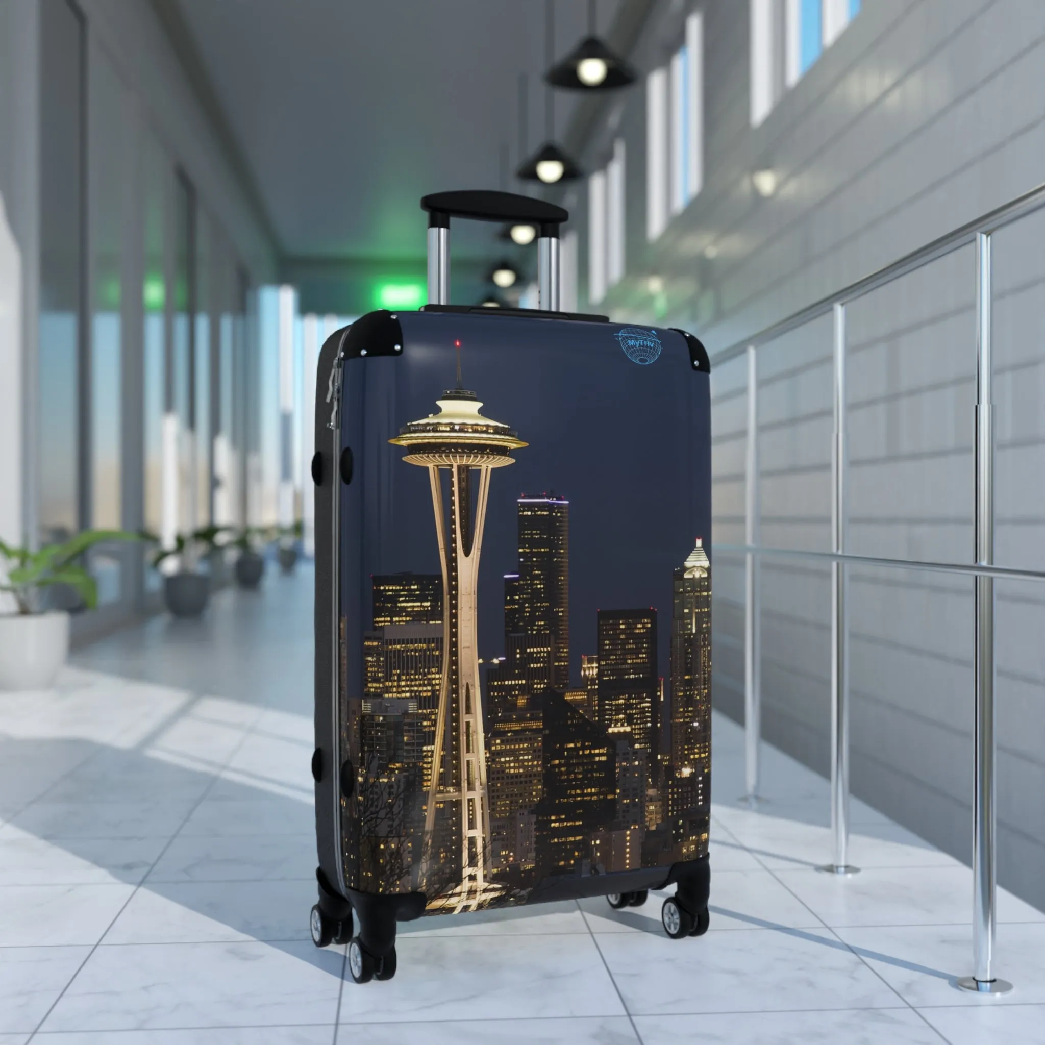 Travel Suitcase - Seattle Skyline Stylish Travel Luggage for Adventurers