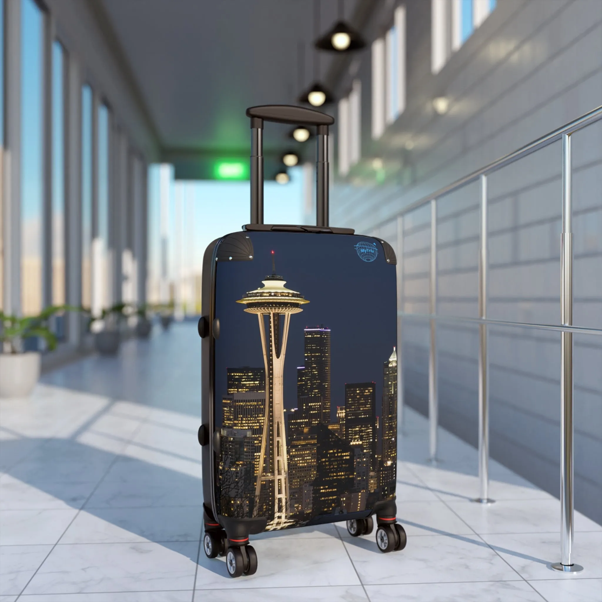 Travel Suitcase - Seattle Skyline Stylish Travel Luggage for Adventurers