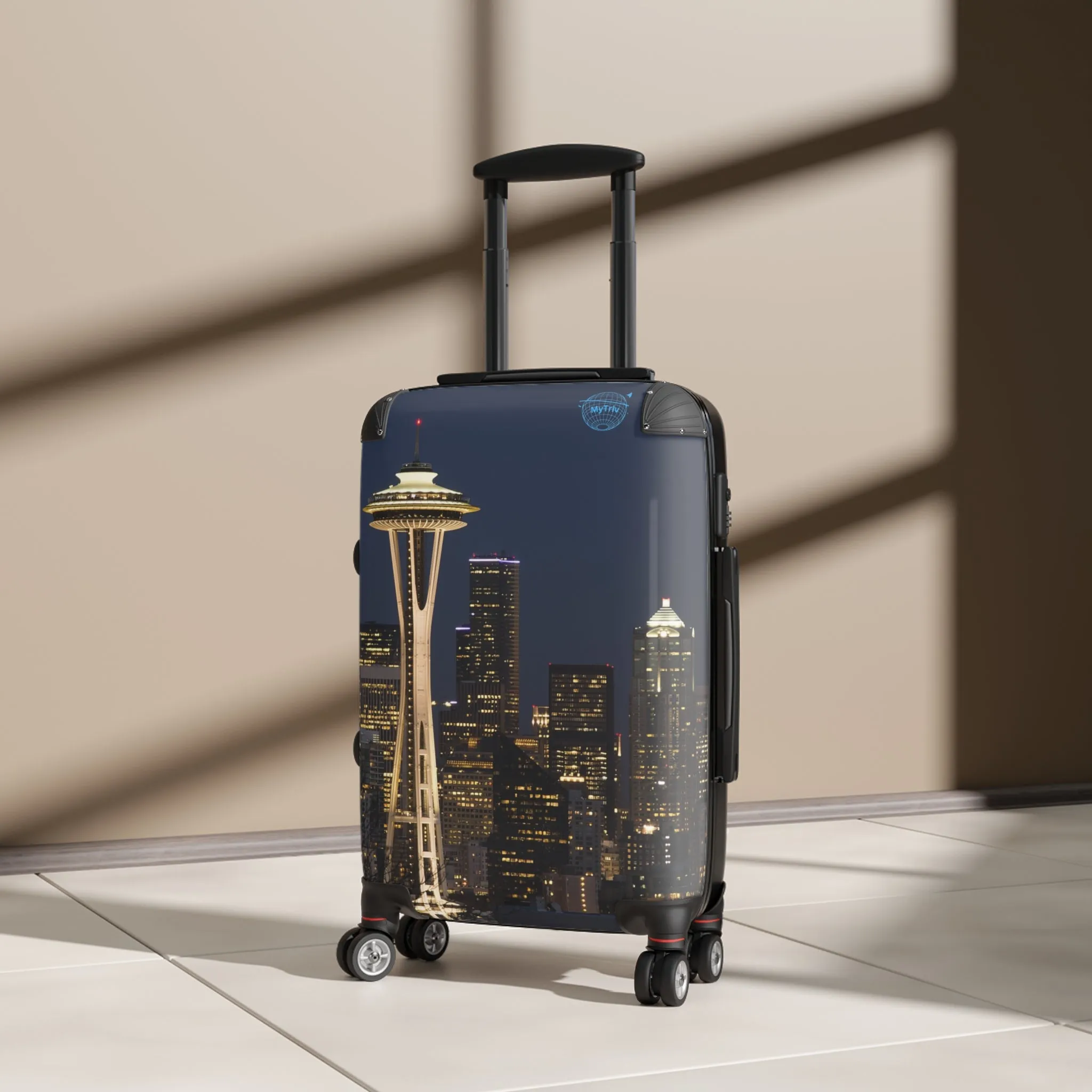 Travel Suitcase - Seattle Skyline Stylish Travel Luggage for Adventurers