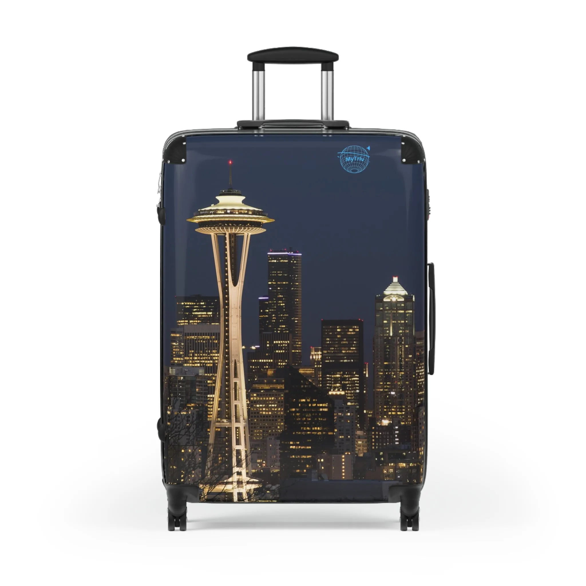 Travel Suitcase - Seattle Skyline Stylish Travel Luggage for Adventurers