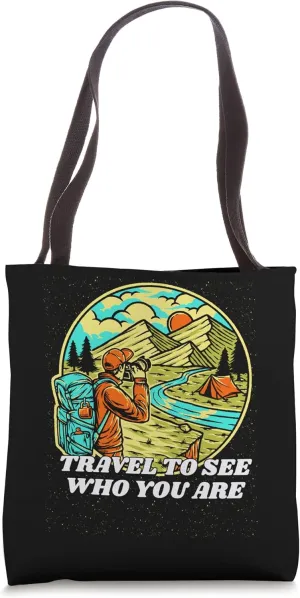 Travel to See You Are Traveler Vacation Travel Lover Tote Bag