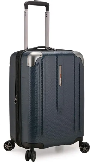 Traveler's Choice New London II Hardside Expandable Spinner Luggage, Navy, Carry-on 22-Inch