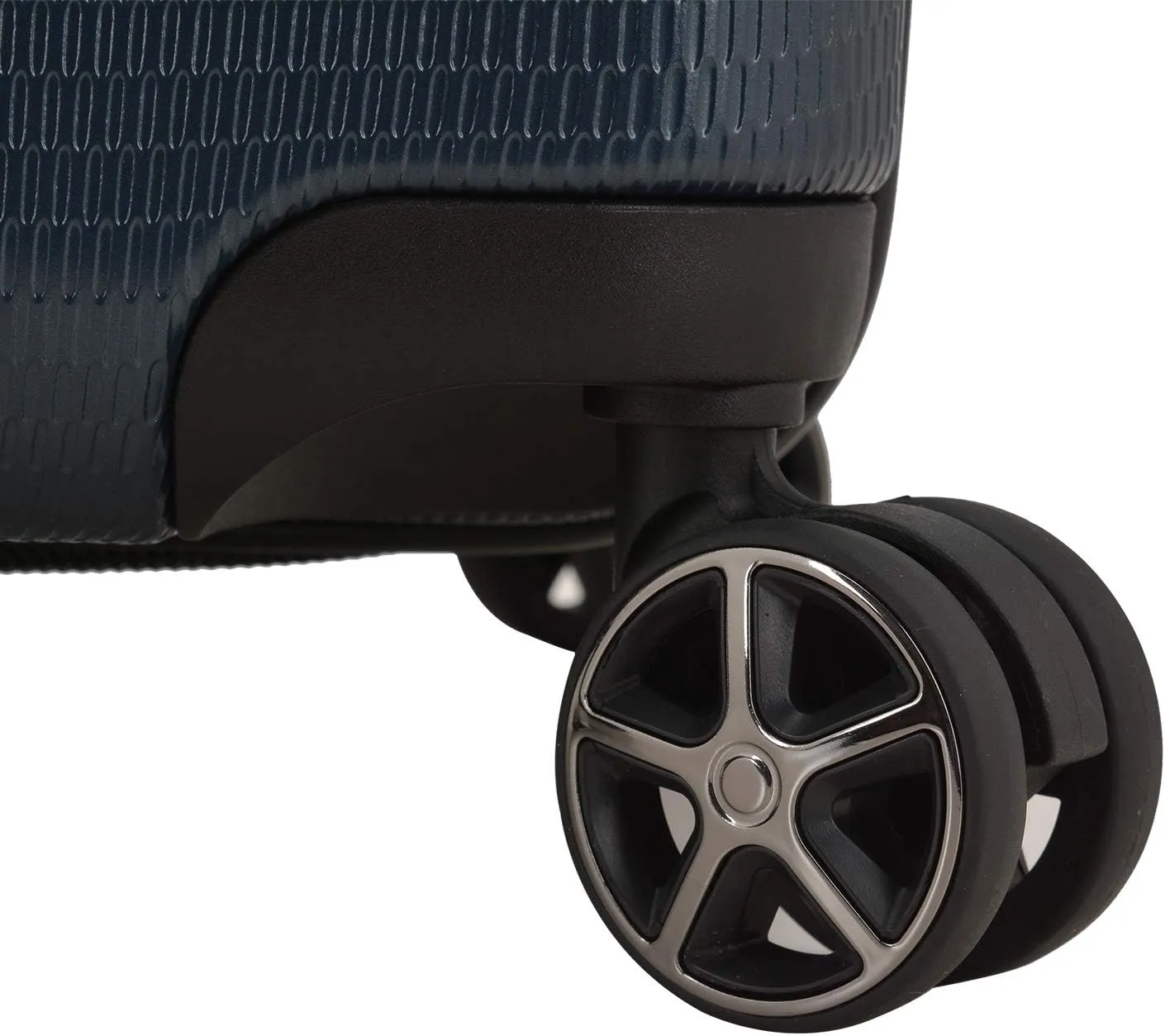 Traveler's Choice New London II Hardside Expandable Spinner Luggage, Navy, Carry-on 22-Inch