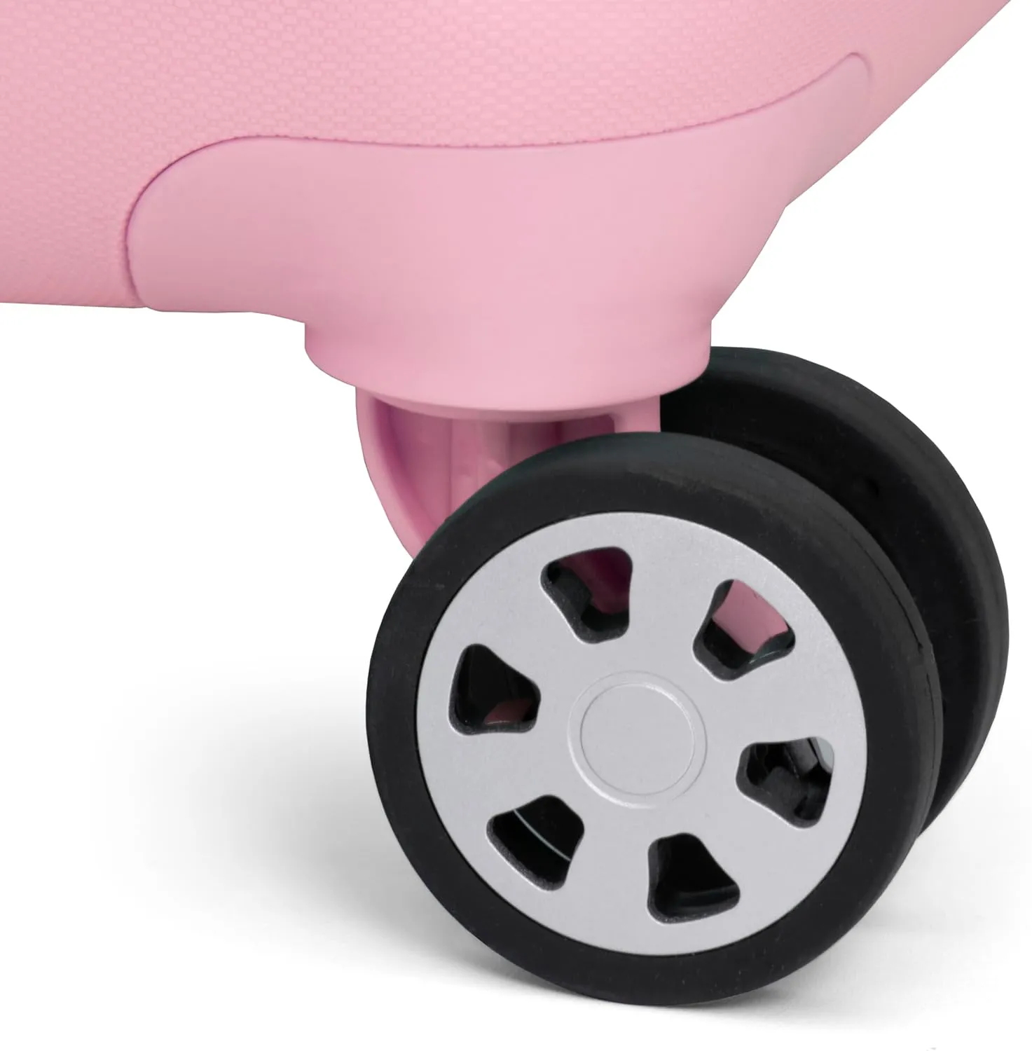Traveler's Choice Pagosa Indestructible Hardshell Expandable Spinner Luggage, Pink, Check-in Only