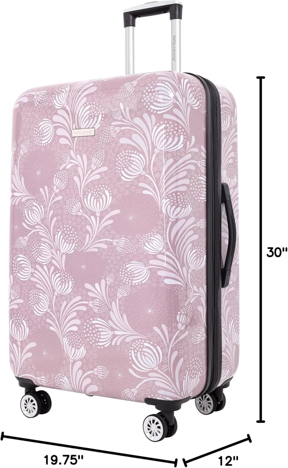 Travelers Club Bella Caronia Deluxe 20", 7 Luggage & Travel Accessories, Selva, 3 Piece Set
