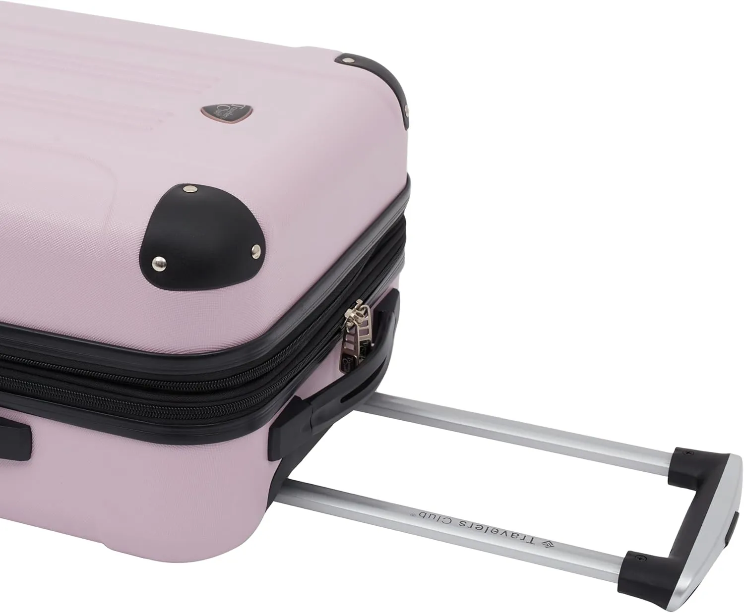 Travelers Club Chicago Hardside Expandable Spinner Luggage, Lilac, 20" Carry-On