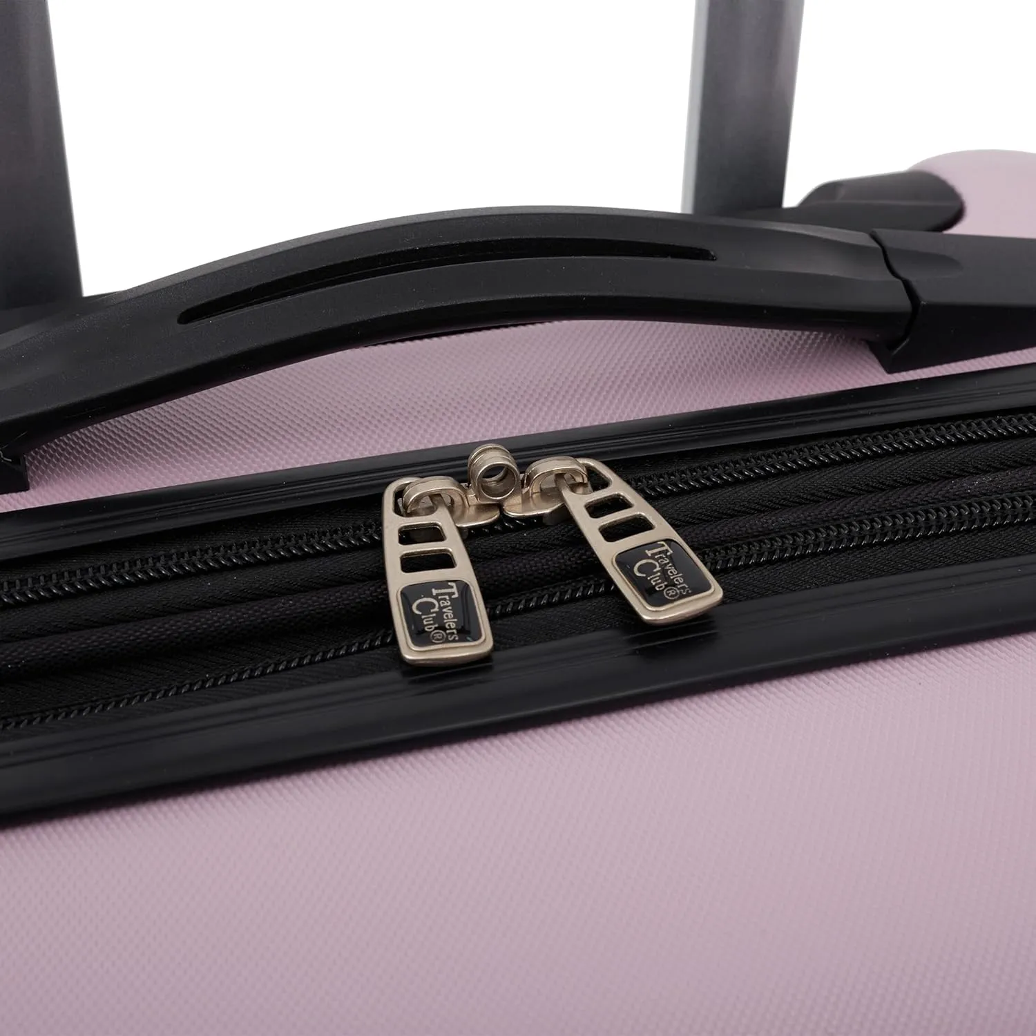 Travelers Club Chicago Hardside Expandable Spinner Luggage, Lilac, 20" Carry-On
