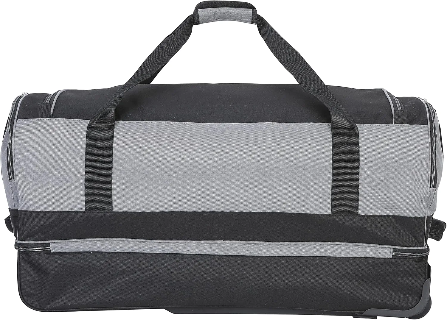Travelers Club Pinnacle Travel Rolling Duffel Bag, Light Grey, Checked-Large 30-Inch