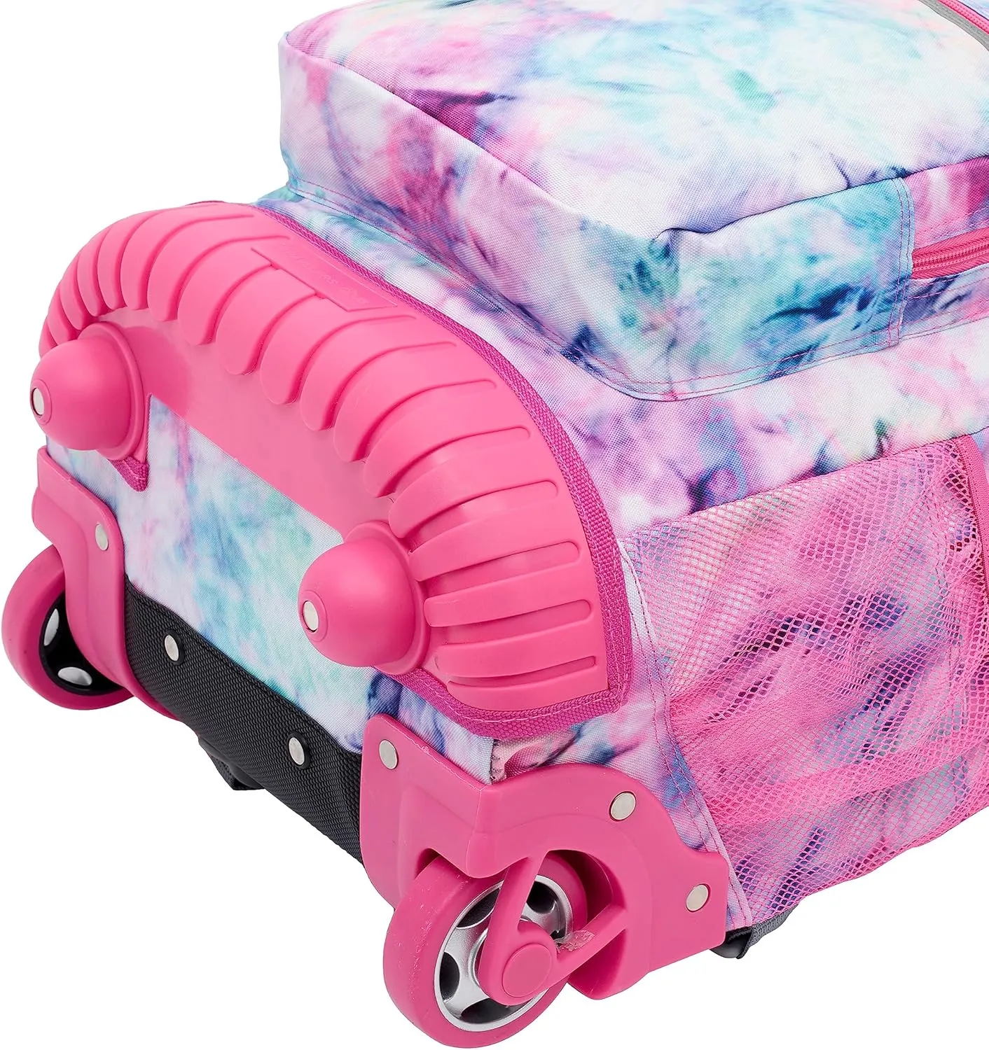 Travelers Club Rolling Backpack, Tie Dye, 18 Inch