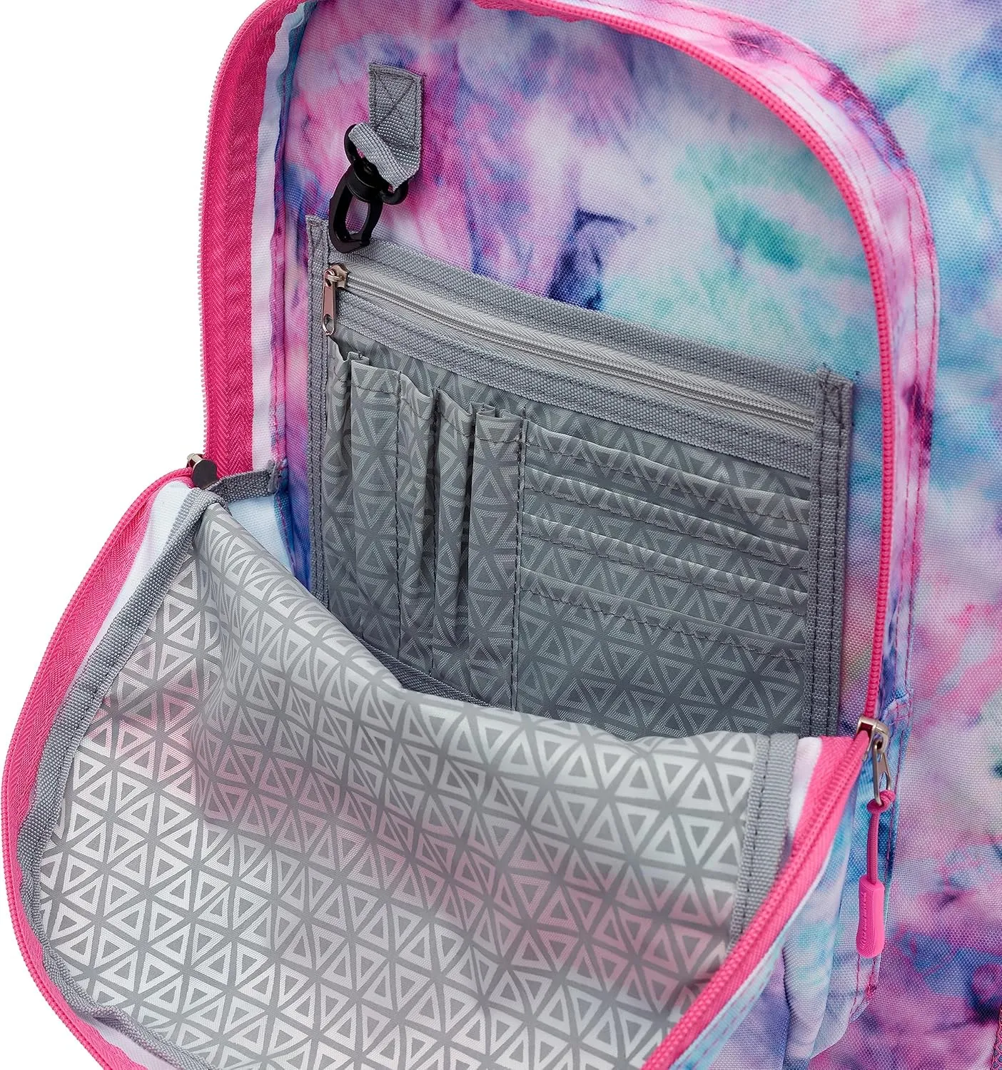 Travelers Club Rolling Backpack, Tie Dye, 18 Inch