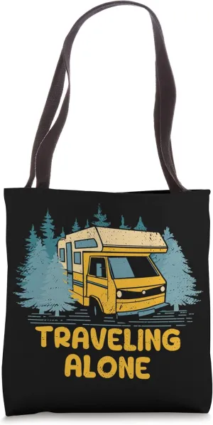 Traveling Alone Tourist Traveler Visitor Travel Lover Tote Bag