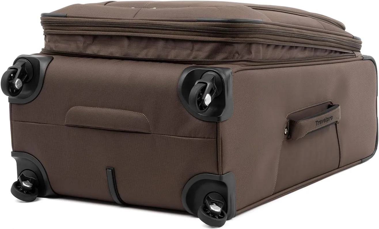 Travelpro Maxlite 5 Softside Expandable Luggage with 4 Spinner Wheels, Lightweight Suitcase, Men and Women, Mocha, 2-Piece Set (21/25)