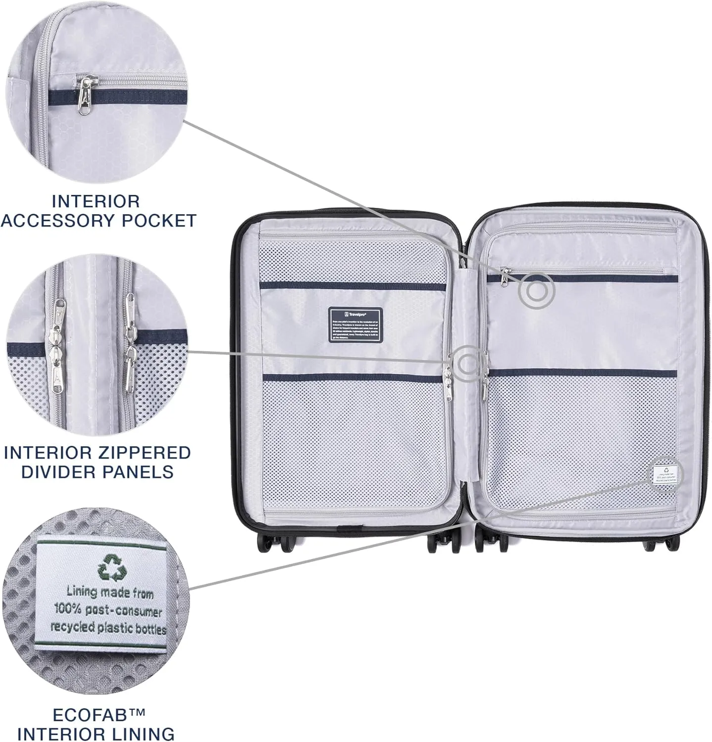 Travelpro Maxlite Air V2 Hardside Expandable Carry on Luggage, 8 Spinner Wheels, Lightweight Hard Shell Suitcase, TSA lock, Black, Compact Carry On 20-Inch