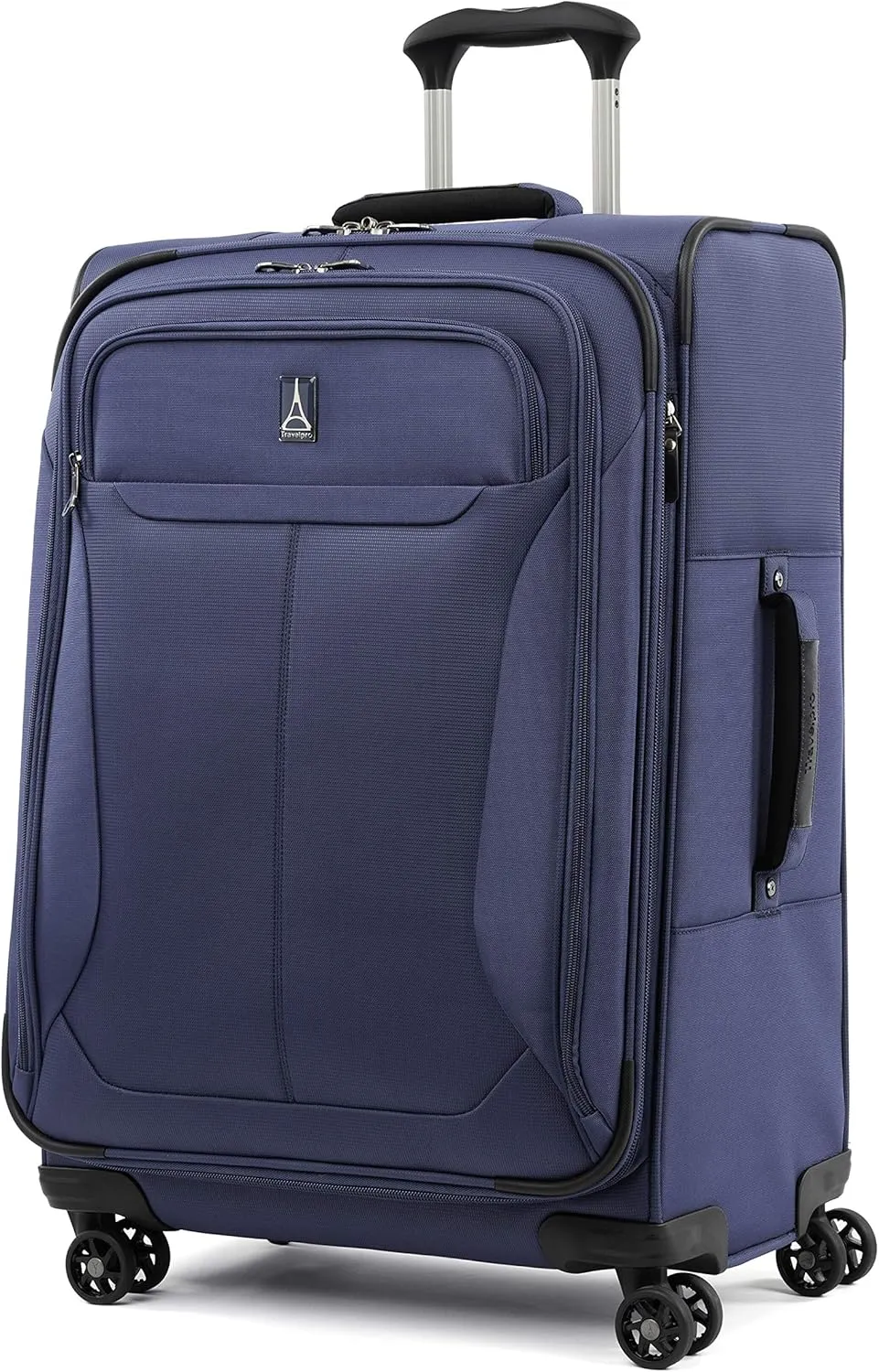 Travelpro Tourlite Softside 2-Piece Set, Expandable Luggage with 4 Spinner Wheels, Lightweight Suitcase, 21" Carry-On, 25" Checked Medium, Blue
