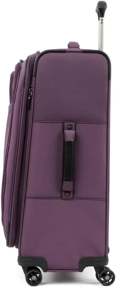 Travelpro Tourlite Softside 2-Piece Set, Expandable Luggage with 4 Spinner Wheels, Lightweight Suitcase, 21" Carry-On, 25" Checked Medium, Deep Purple