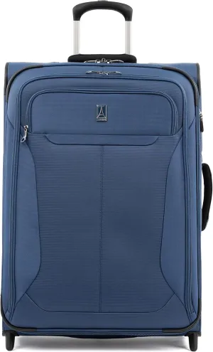 Travelpro Tourlite Softside 21" Expandable Luggage with 4 Spinner Wheels, Lightweight Suitcase, Carry-On, Blue