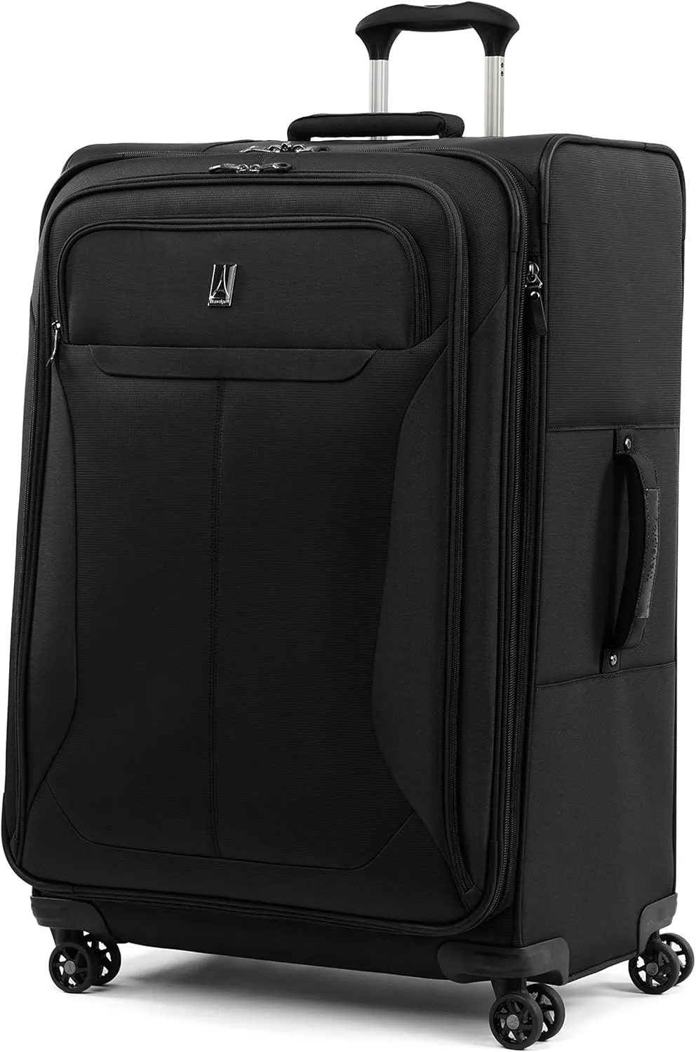 Travelpro Tourlite Softside 3-Piece Set, Expandable Luggage with 4 Spinner Wheels, Lightweight Suitcase, 21" Carry-On, 25" Checked Medium, 29 Check Large, Black