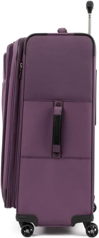 Travelpro Tourlite Softside 3-Piece Set, Expandable Luggage with 4 Spinner Wheels, Lightweight Suitcase, 21" Carry-On, 25" Checked Medium, 29 Check Large, Deep Purple