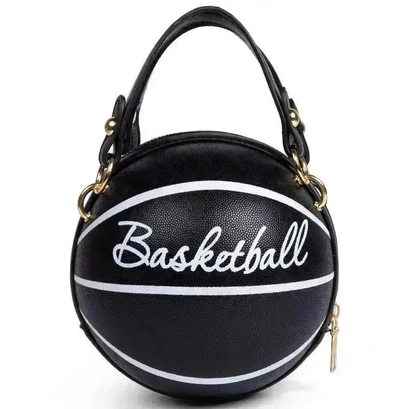 Trendy Basketball Shaped Crossbody Bag