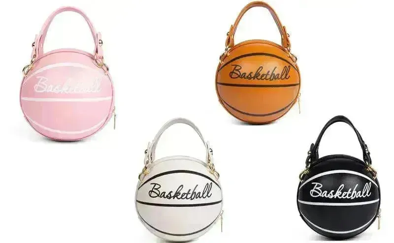 Trendy Basketball Shaped Crossbody Bag