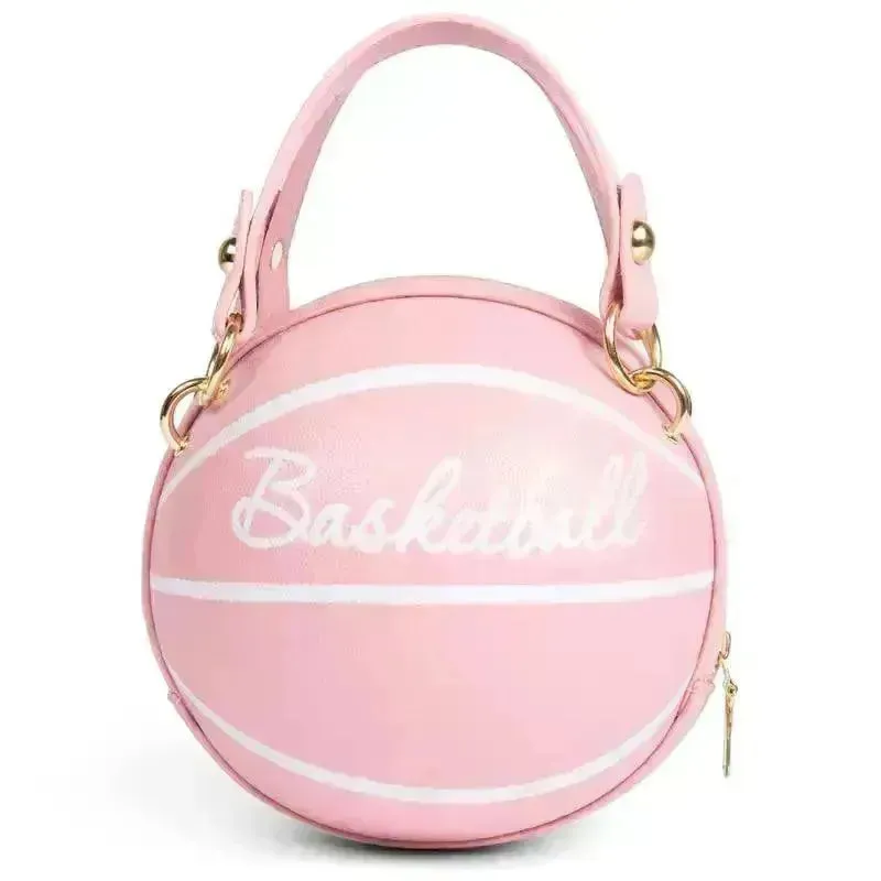 Trendy Basketball Shaped Crossbody Bag
