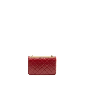 Trendy Chain CC Lambskin Economical shipping Top choice Wallet On L Red Chanel