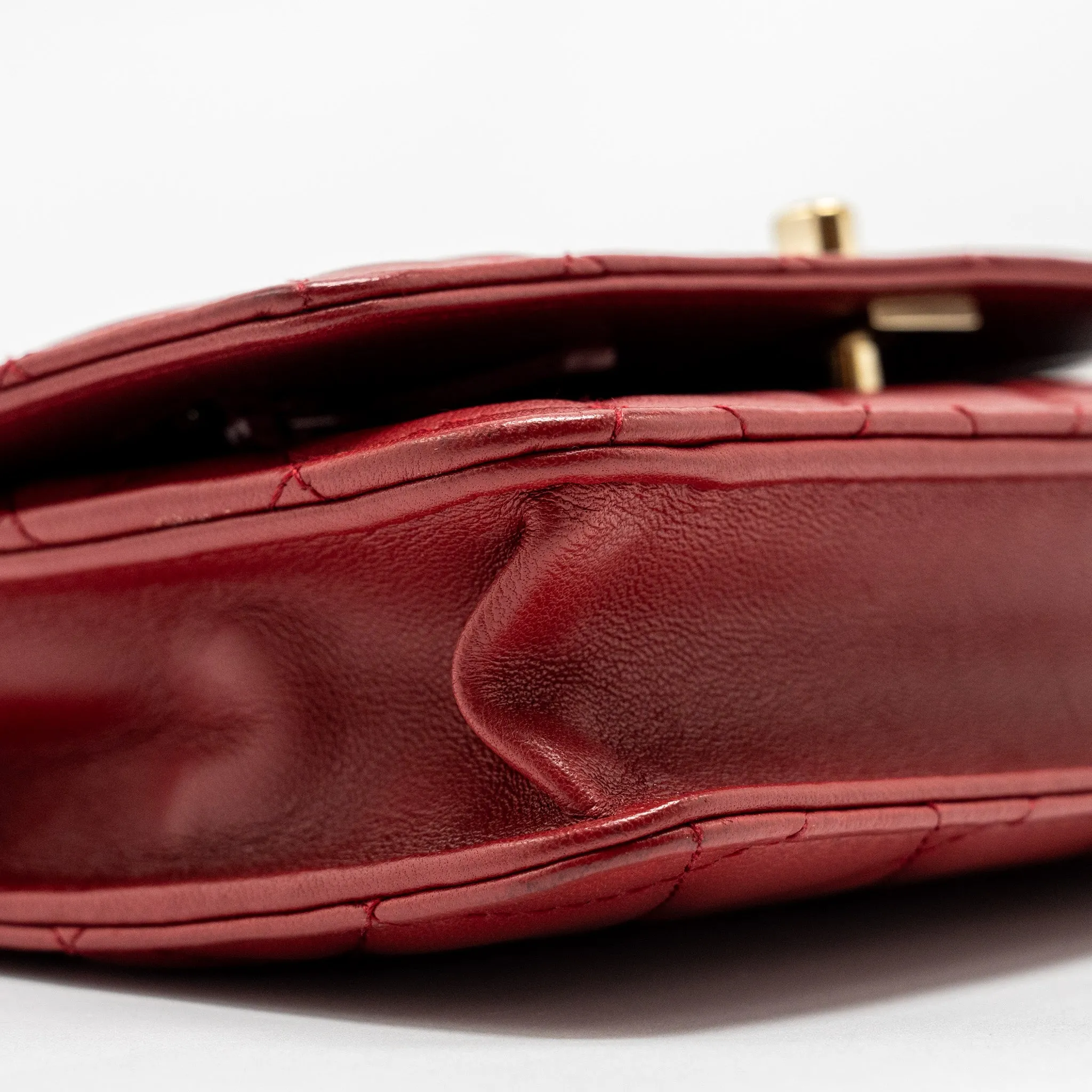 Trendy Chain CC Lambskin Economical shipping Top choice Wallet On L Red Chanel